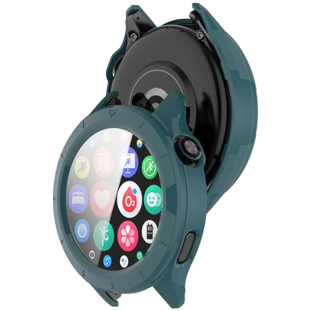 Ceas Bizon Case+Glass pentru Xiaomi Watch S4 verde