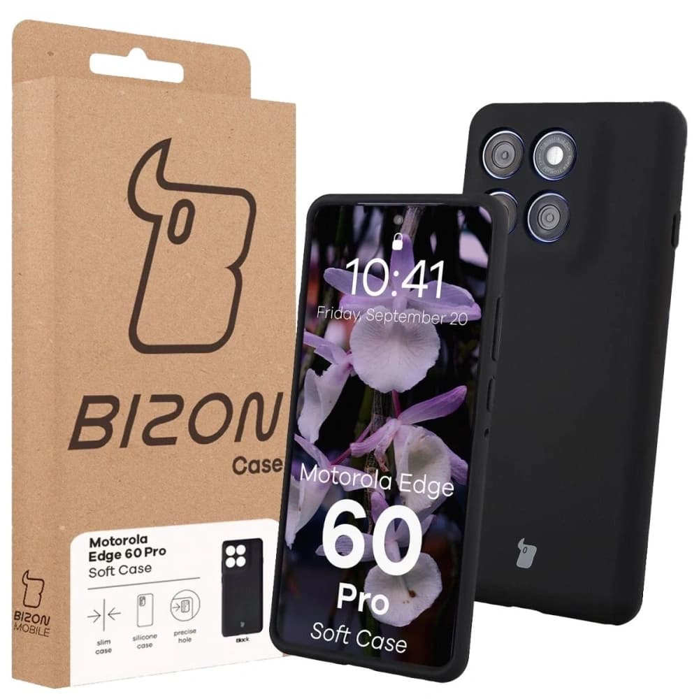 Bizon Soft Case Motorola Edge 60 Pro schwarz - 7