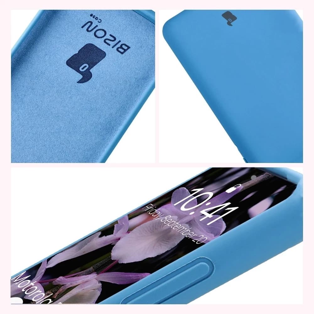 Husă moale Bizon pentru Motorola Edge 60 Fusion / 60 albastru - 6