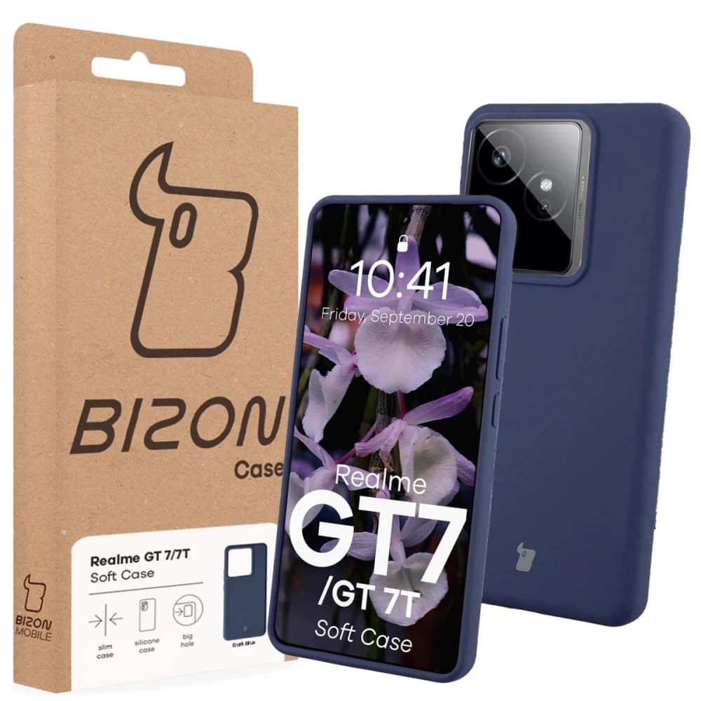 Bizon Soft Case Realme GT 7 / 7T tmavě modrá - 7