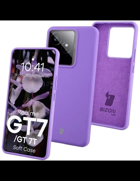 Bizon Soft Case Realme GT 7 / 7T fialová