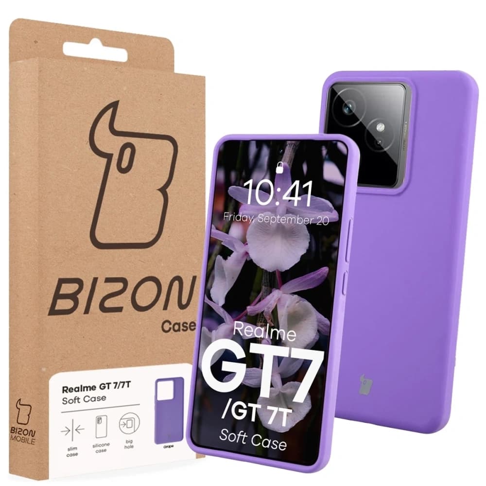 Bizon Soft Case Realme GT 7 / 7T fialová - 7
