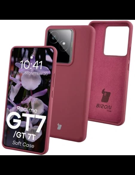 Bizon Soft Case Realme GT 7 / 7T tmavě fialová