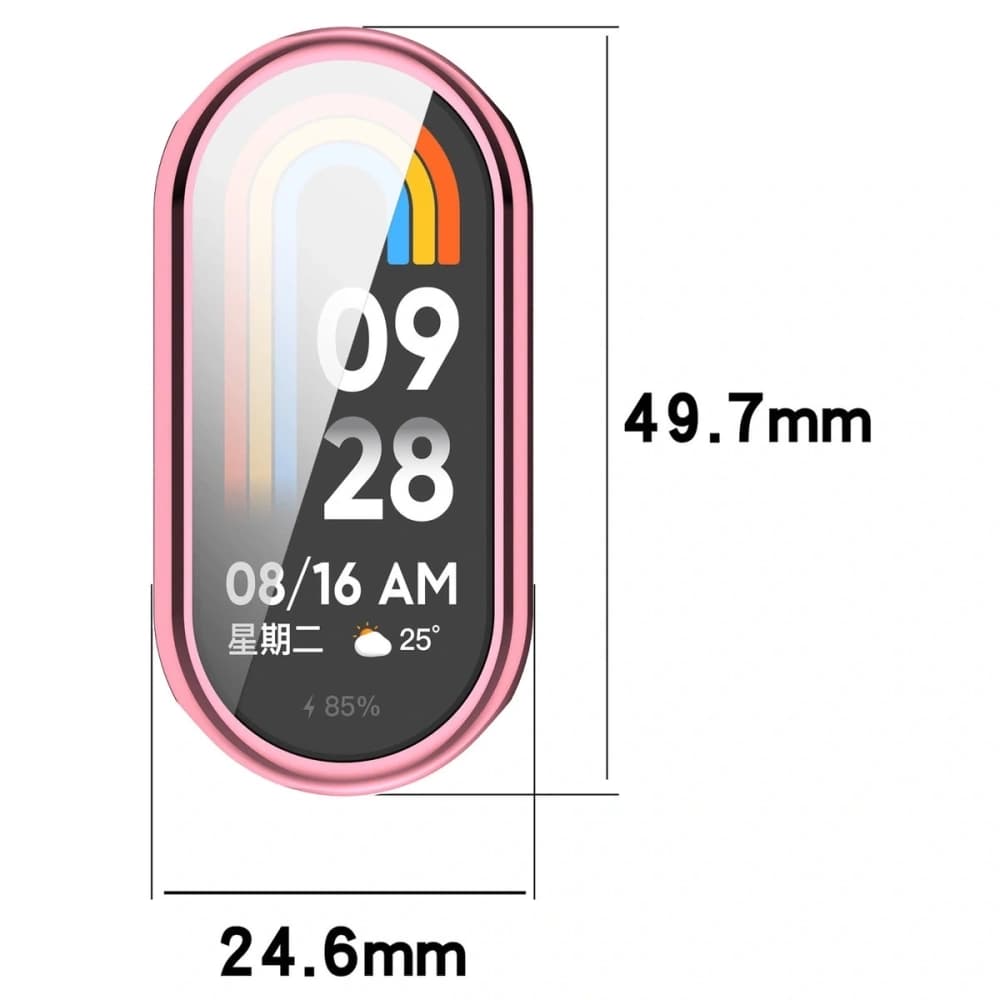 Bizon Case Watch Felipe Xiaomi Smart Band 10 pink - 2