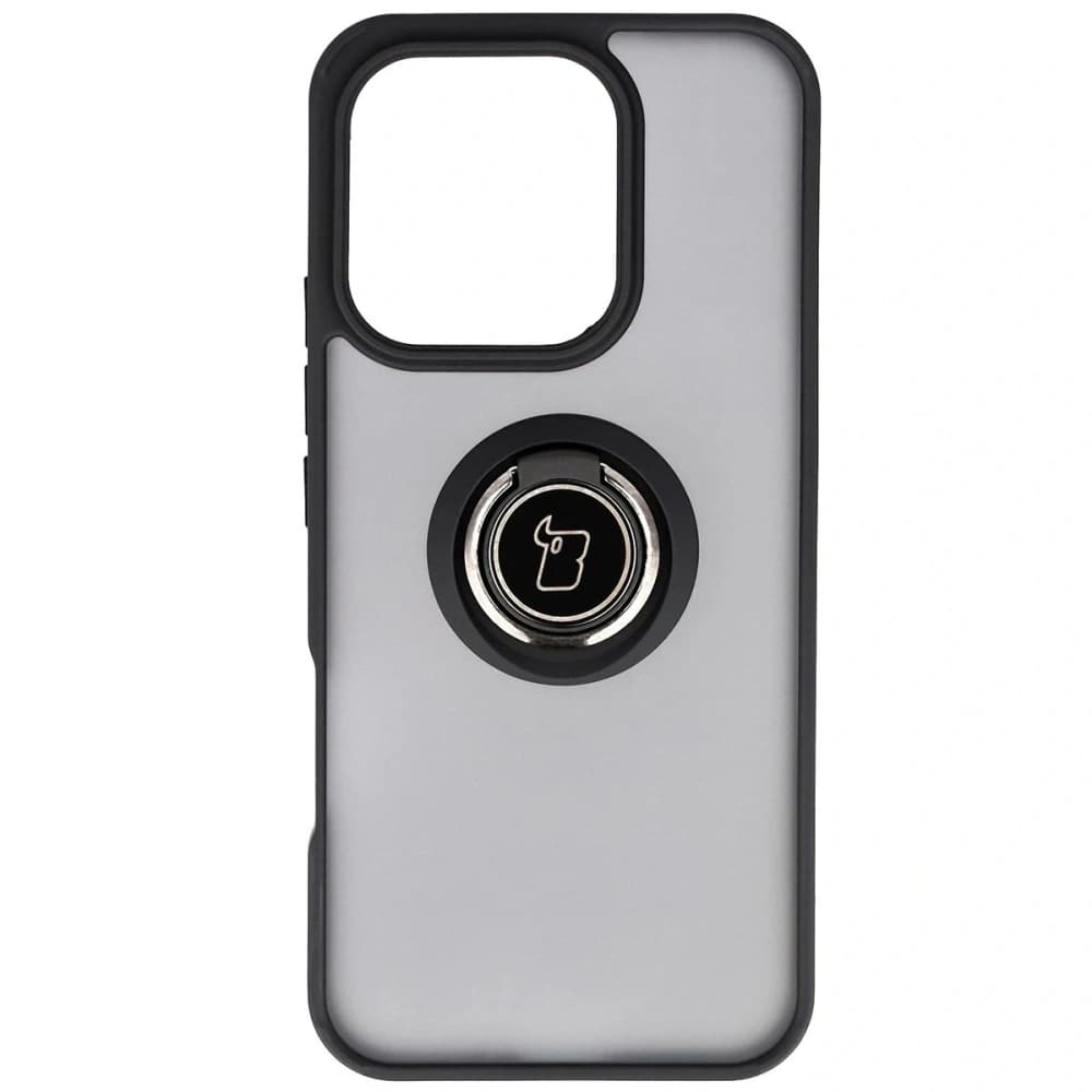 Bizon Case Hybrid Ring Honor 400 Lite s kouřovým provedením a černým rámem - 2