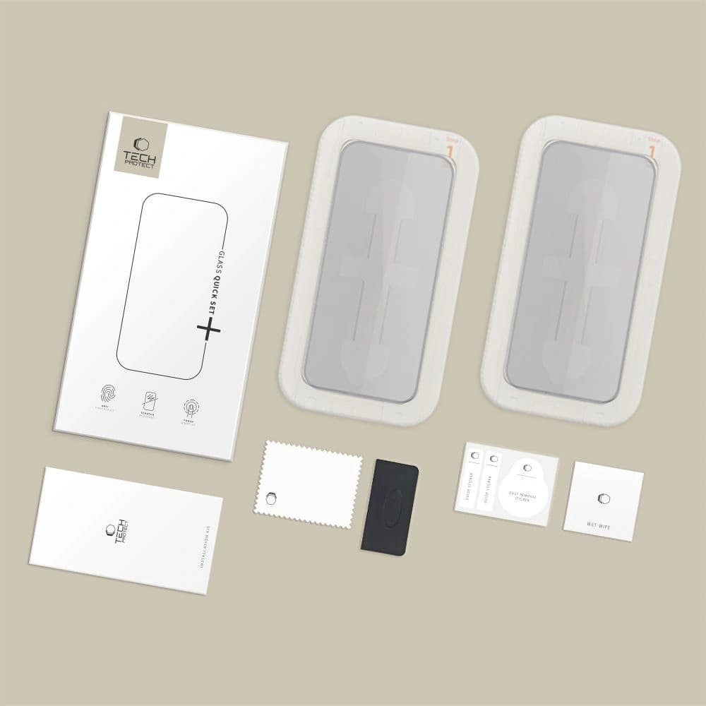 Tech-Protect Quick Set Spy+ Apple iPhone 12 / 12 Pro Ochrana soukromí [2 BALENÍ] - 8