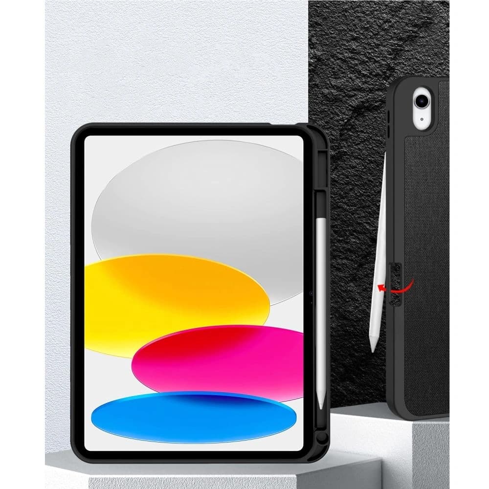 Tech-Protect SmartCase Pen Canvas Apple iPad 10,9" 2022 / 11" 2025 Obsidian Schwarz - 7
