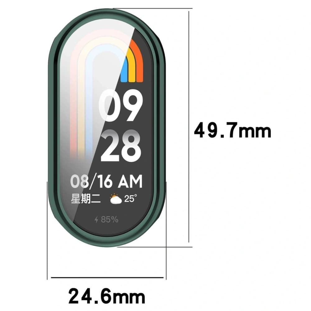 Bizon Case Watch Felipe Xiaomi Smart Band 10 green - 3