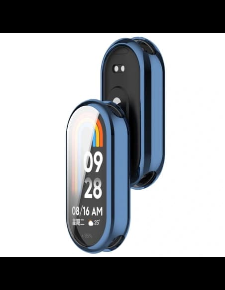 Bizon Case Uhr Felipe Xiaomi Smart Band 10 blau