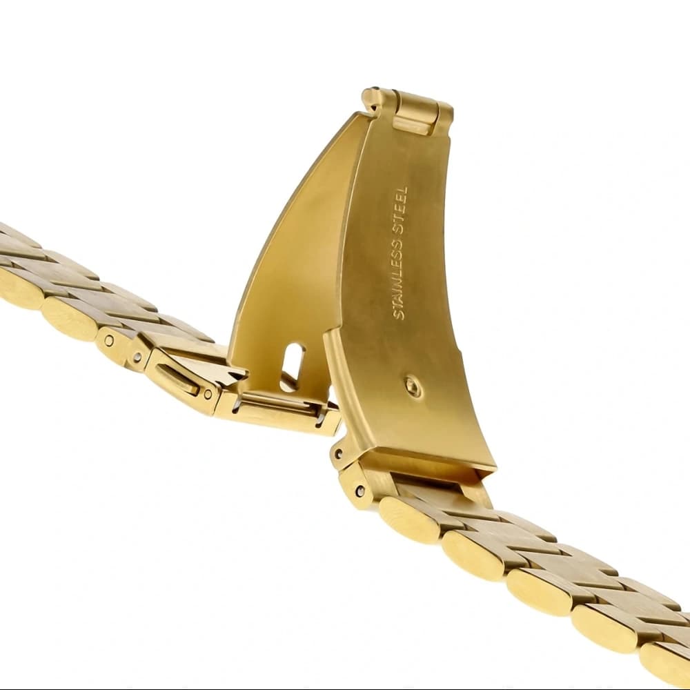 Bizon náramkové hodinky Aura Samsung Galaxy Watch 8 40mm / 44mm / 8 Classic 46mm zlaté - 4