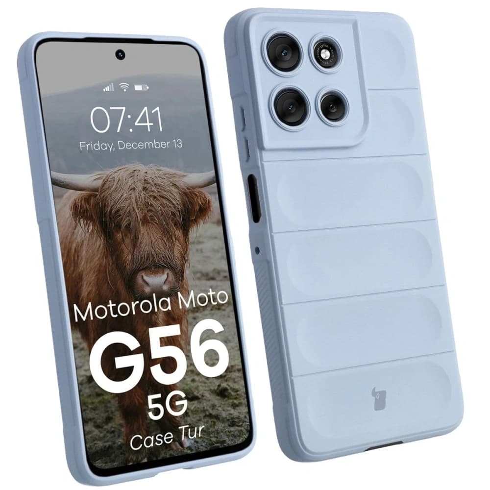 Carcasa Bizon Tur Motorola Moto G56 5G albastru deschis - 1