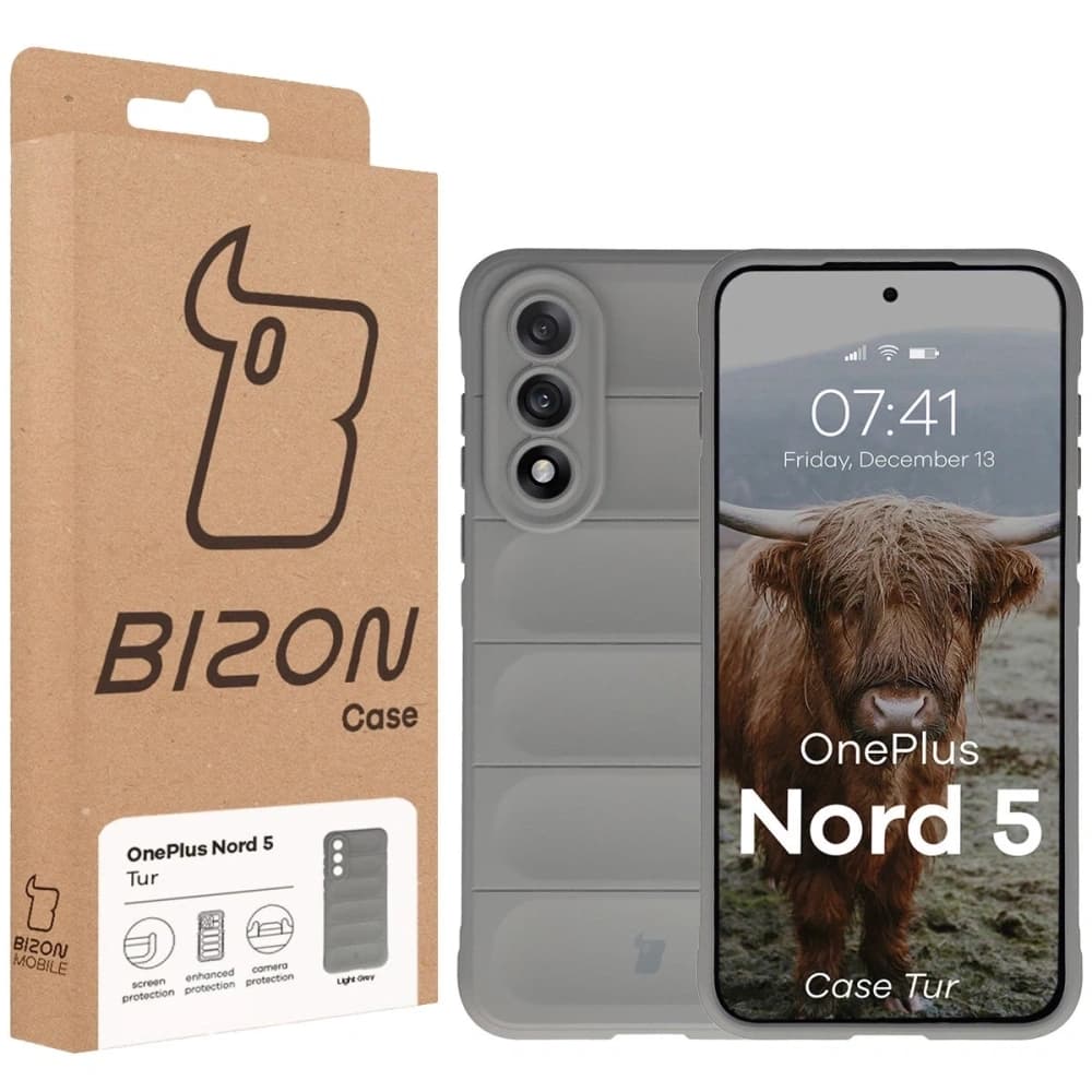 Bizon Case Tur OnePlus Nord 5 hellgrau - 8