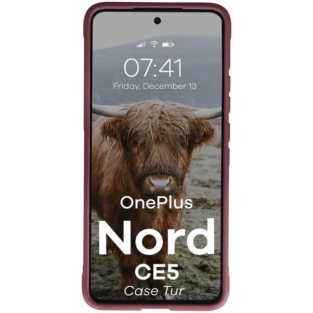 Bizon Case Tur OnePlus Nord CE5 5G bordó - 5