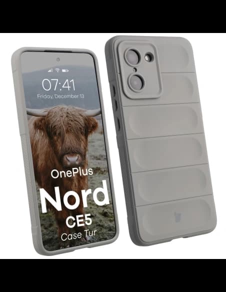 Bizon Case Tur OnePlus Nord CE5 5G hellgrau