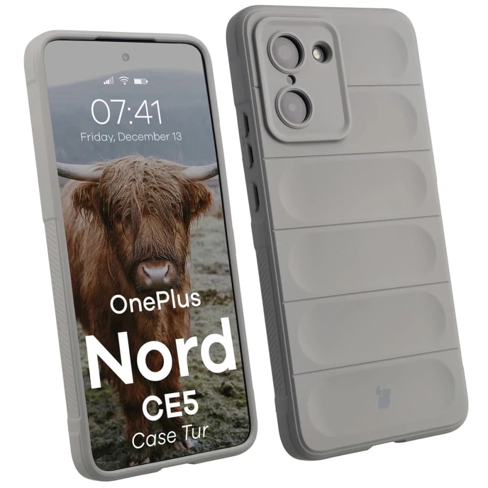 Bizon Case Tur OnePlus Nord CE5 5G világosszürke - 1