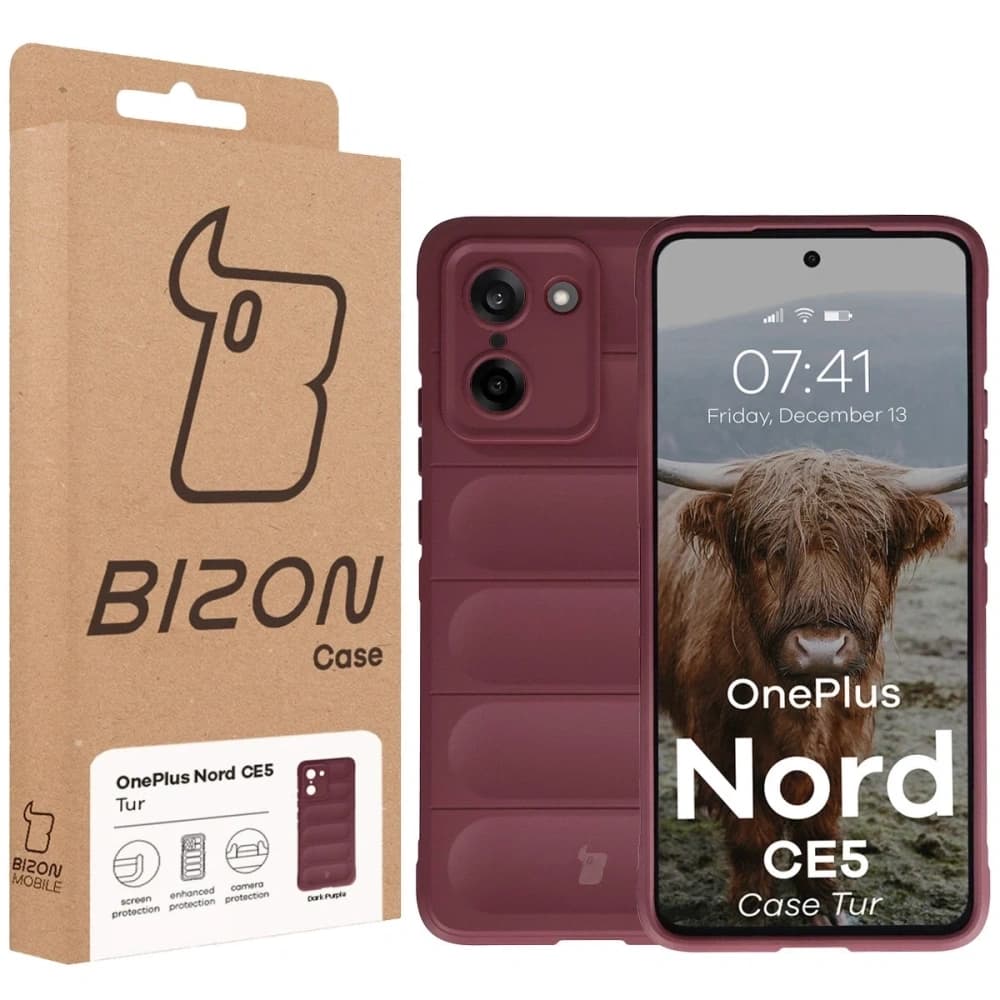 Bizon Case Tur OnePlus Nord CE5 5G bordó - 8