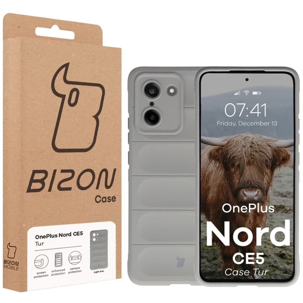 Bizon Case Tur OnePlus Nord CE5 5G világosszürke - 8