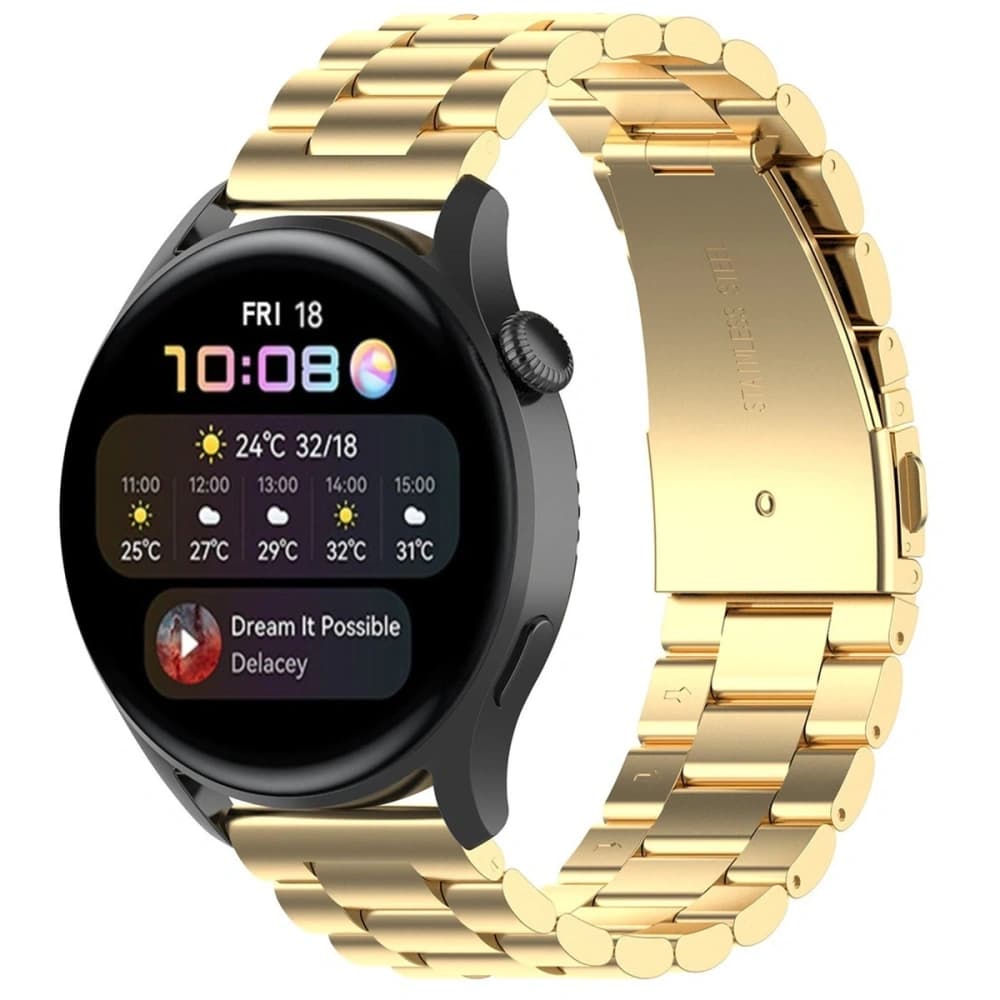 Bizon Strap Óra Aura Gyorskioldó 20mm arany - 4