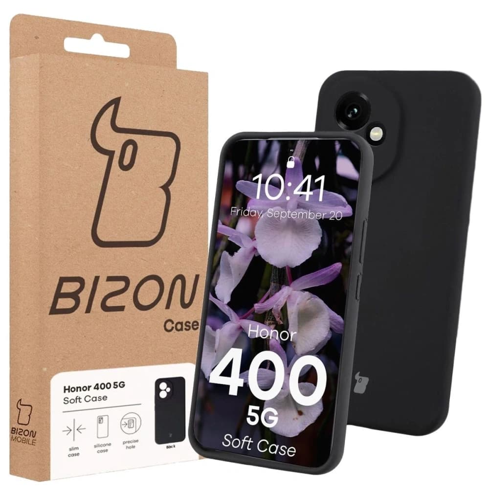 Bizon Soft Case Honor 400 schwarz - 7