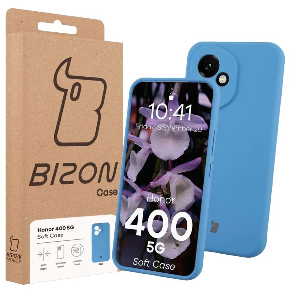 Bizon Soft Case Honor 400 blau - 7