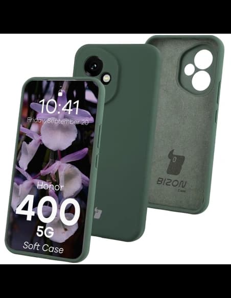 Bizon Soft Case Honor 400 tmavě zelená