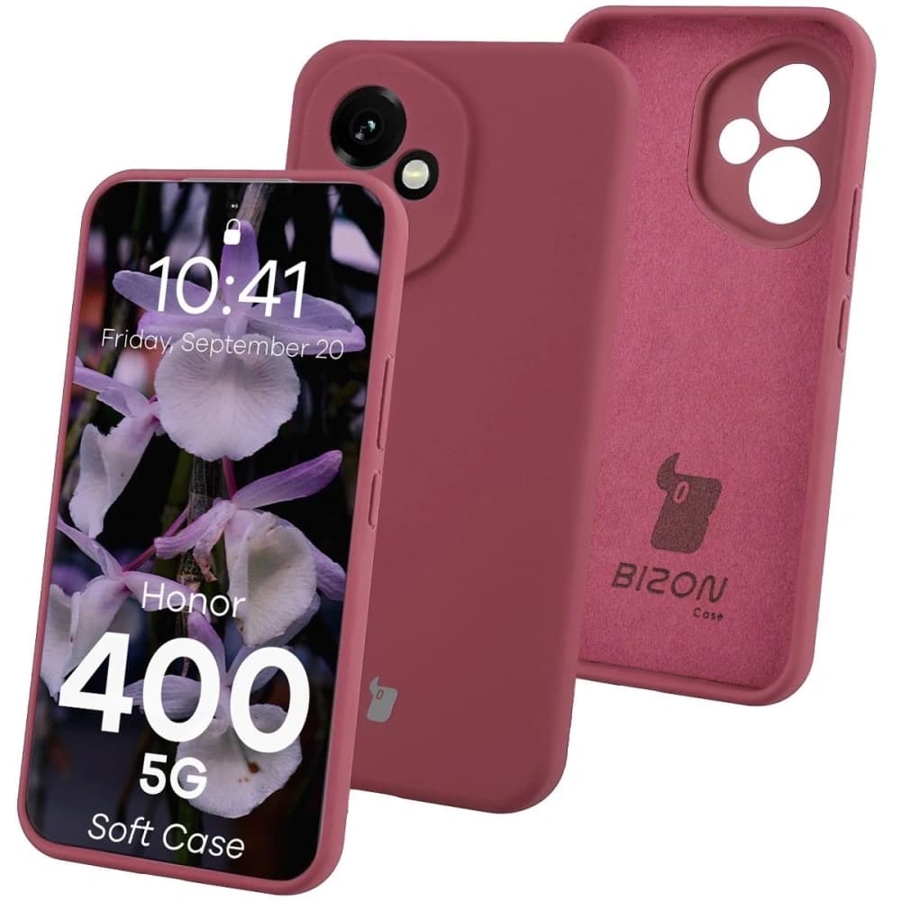 Bizon Soft Case Honor 400 dunkel lila - 1
