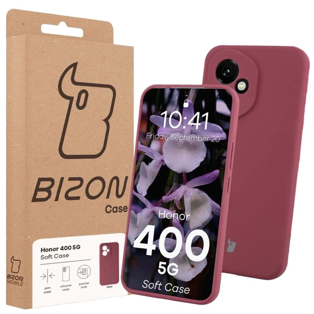 Bizon Soft Case Honor 400 dunkel lila - 7
