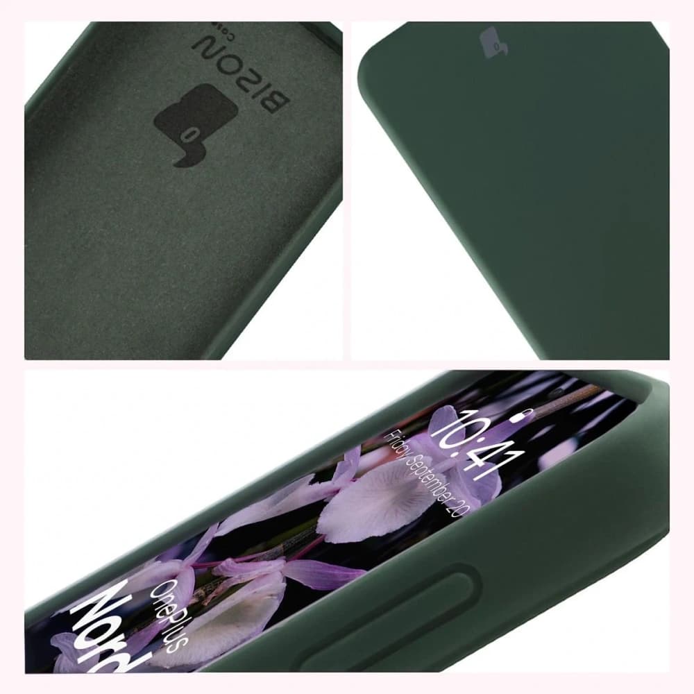 Husa Bizon Soft OnePlus Nord 5 verde închis - 6