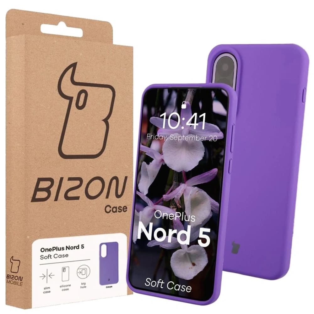 Bizon Soft Case OnePlus Nord 5 violet - 7