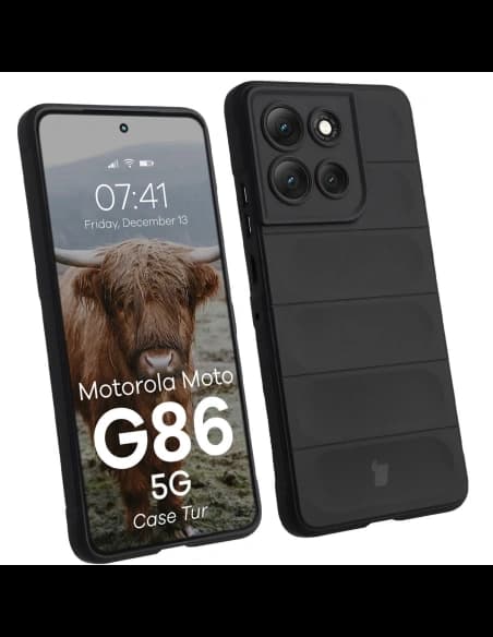 Bizon Case Tur Motorola Moto G86 5G schwarz