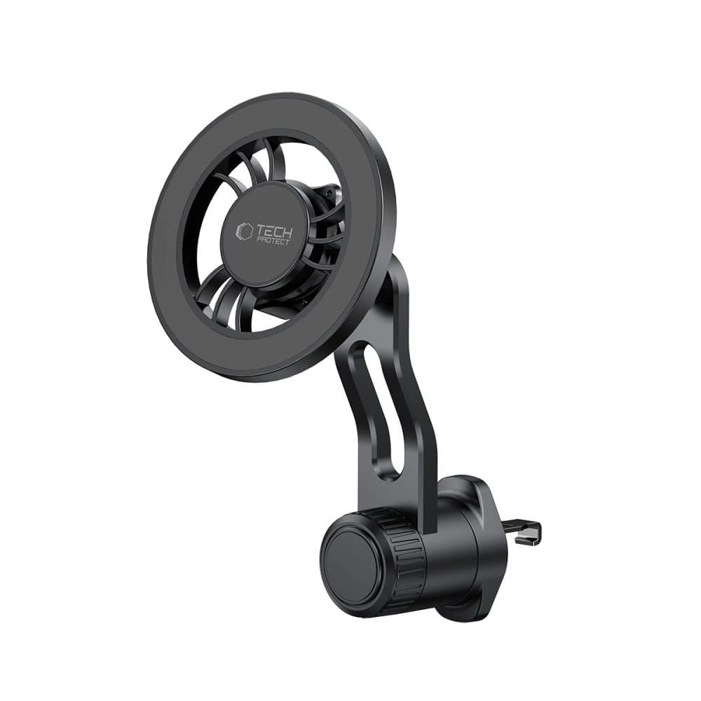 Tech-Protect N56 Magnetische MagSafe drehbare Lüftungsauto-Halterung Schwarz - 3