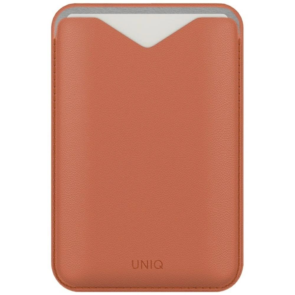 Portofel magnetic UNIQ Lyden Evo cu funcție de suport terracotta - 1