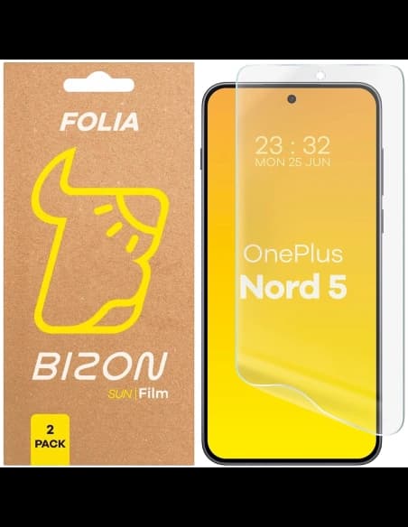 Bizon Glasfolie Sun Duo OnePlus Nord 5 [2 PACK]