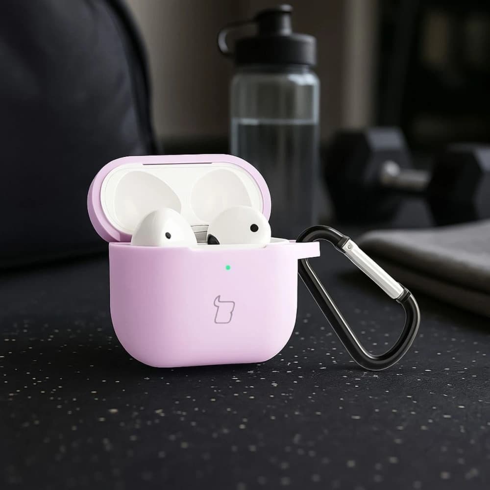 Bizon Case Headphone Silicone Apple AirPods 3 levandulové - 4