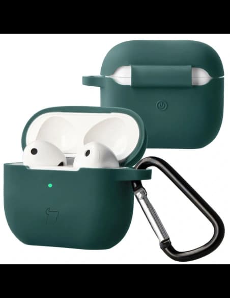 Bizon Case sluchátka silikon Apple AirPods 3 tmavě zelená