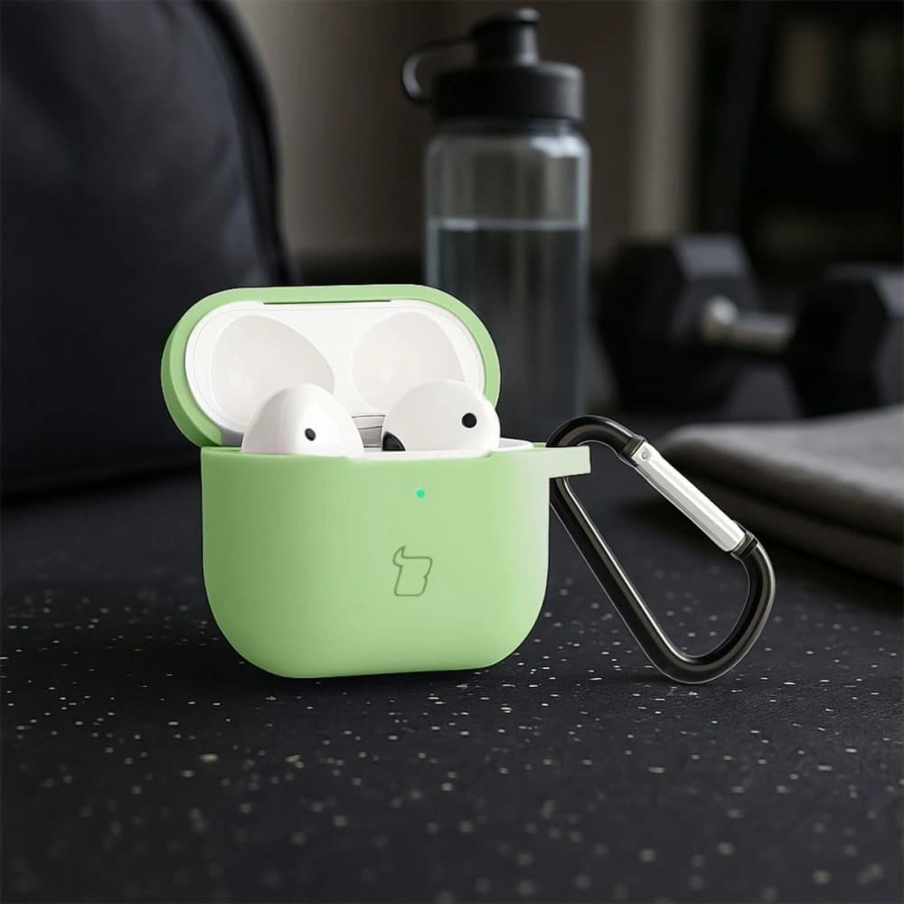Bizon Case sluchátka silikon Apple AirPods 3 světle zelená - 4