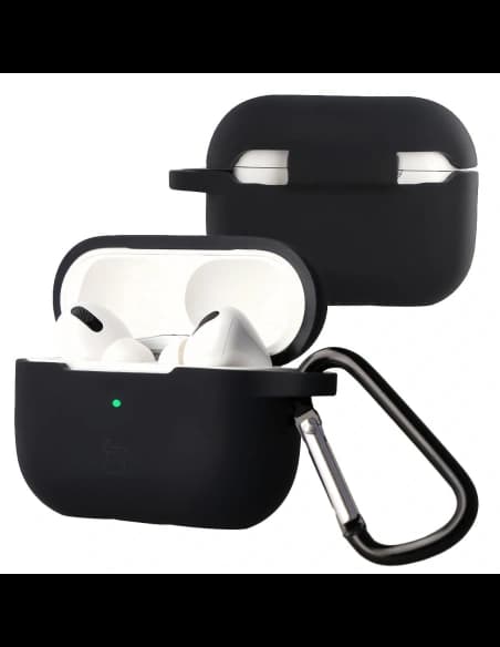 Bizon Case Kopfhörer Silikon Apple AirPods Pro 2 schwarz