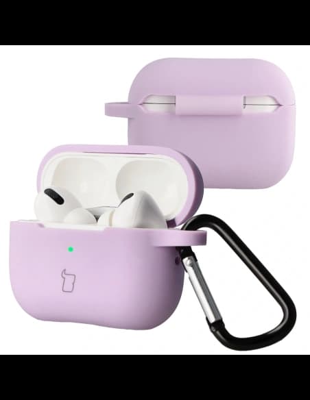 Bizon Case Kopfhörer Silikon Apple AirPods Pro 2 Lavendel