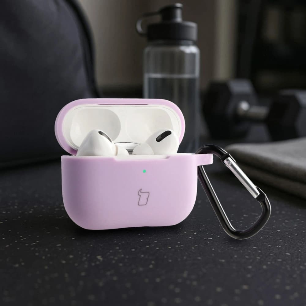 Bizon Case Headphone Silicone Apple AirPods Pro 2 lavender - 4