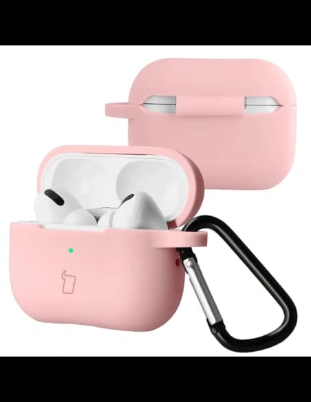 Bizon Case Kopfhörer Silikon Apple AirPods Pro 2 hellrosa