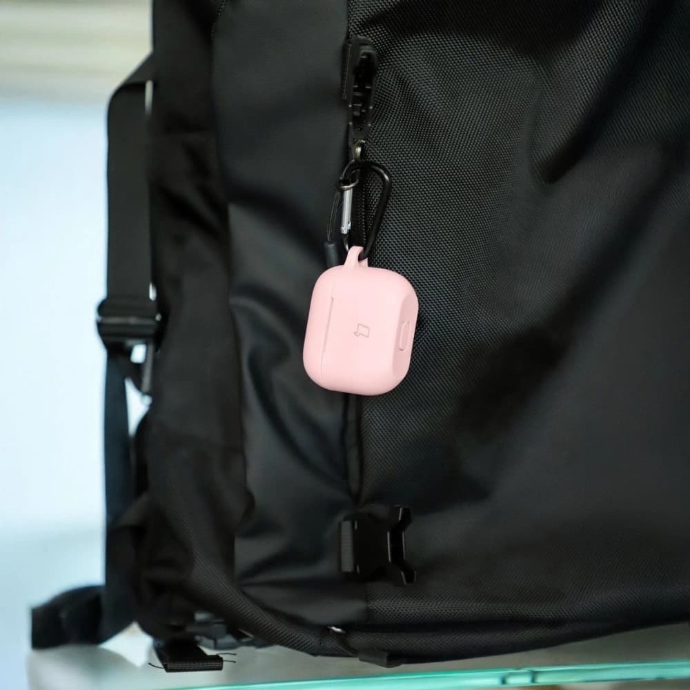 Bizon Case Kopfhörer Silikon Apple AirPods Pro 2 hellrosa - 5