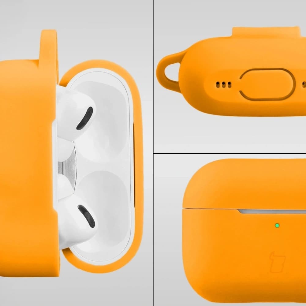 Căști Bizon Case Silicone Apple AirPods Pro 2 morcov - 3