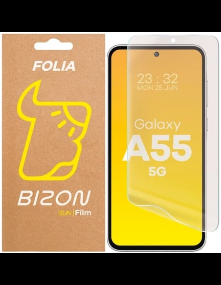 Film de protecție din sticlă Bizon pentru Samsung Galaxy A55 5G