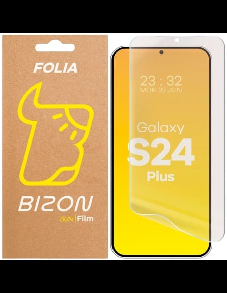Film de protecție Bizon Glass pentru Samsung Galaxy S24+ Plus