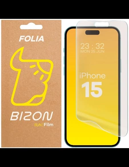Film de protecție Bizon Glass pentru soare Apple iPhone 15