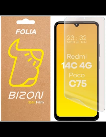 Bizon Glasfolie Sonne Xiaomi Redmi 14C 4G / POCO C75