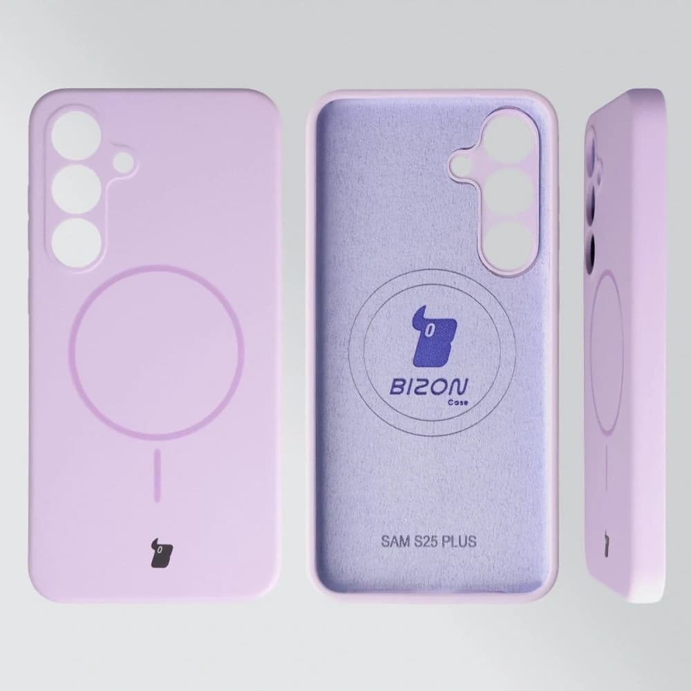Bizon Soft Case Magnetic Samsung Galaxy S25+ Plus világos lila - 5