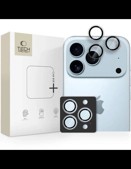Tech-Protect Camring Fit+ Apple iPhone 14 Pro / Max / 15 Pro / Max / 16 Pro / Max / 17 Pro / Max Klar