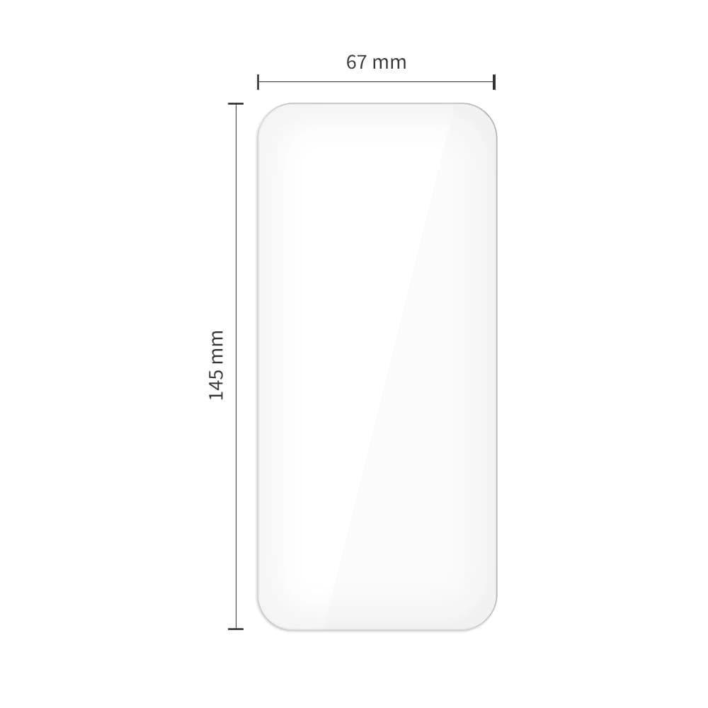 Tech-Protect Glass Fit+ Apple iPhone 16 Pro / 17 / 17 Pro Átlátszó [2 CSOMAG] - 2