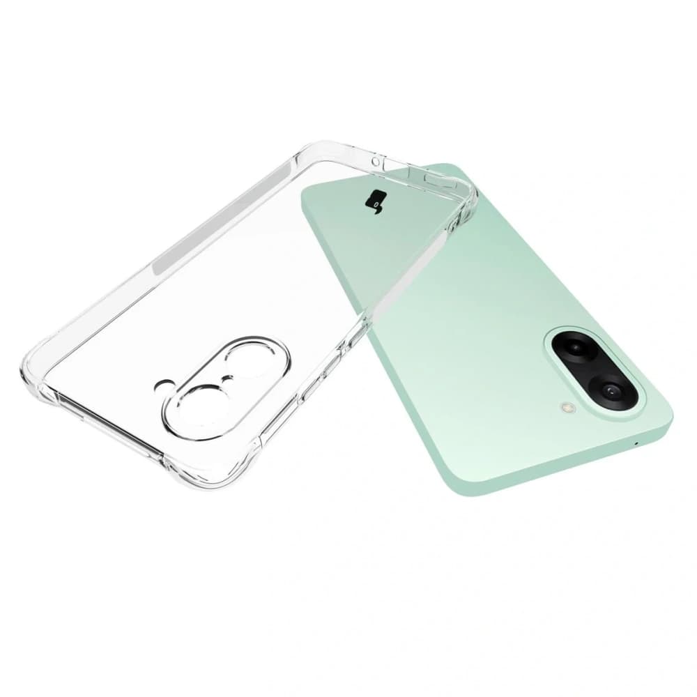 Bizon Case Clear Pack Hülle + 2x gehärtetes Glas OnePlus Nord CE5 5G - 5